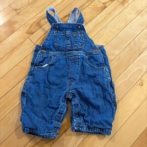 VintageBaby Gap Denim Lined Overalls Carpenter 3-6 Months